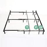 ZINUS Compack Metal Adjustable Bed Frame, 7 Inch Support Bed Frame for Box Spring and Mattress Set, Twin/Full/Queen, Black