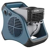 Lasko Misto Outdoor Misting Blower Fan, Ideal for Sports, Camping, Decks & Patios, 3 Speeds, 15", Blue, 7054