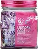5-in-1 Laundry Pods, High Efficiency (HE), Ultra Concentrate with Powerful Stain Lifter Technology, Fabric Softener With Lavender Extracts, Detergent Pods, 32 Count