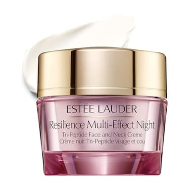 Estée Lauder Resilience Multi-Effect Night Tri-Peptide Face and Neck Cream Moisturizer | Plumping & Anti-Aging, 2.5 Ounce