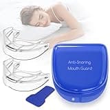 Anti-Snoring Mouth Guard, 2 Packs of Anti Snoring Devices, Snoring Solution for Men & Women, Snore Stopper, Professional & Reusable Anti-Snore Mouthpiece(CZY-U017)