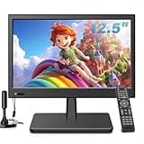 othoig 12.5inch Small Portable TV,Essential for Bedroom/Kitchen/Camping,Support HDMI/USB Input,Built-in Speakers,Lightweight and Easy to Carry,Suitable for Small Spaces