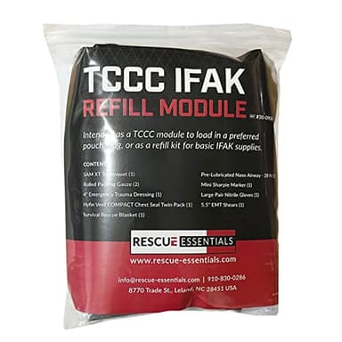 Rescue Essentials TCCC IFAK Refill Module (SAM XT)