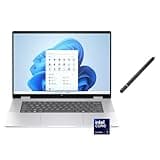 HP Envy 2-in-1 16" 2K Touch-Screen Laptop | Intel Core Ultra 7 155U |Intel Graphics | 5MP IR Camera | Backlit | Silver | 16GB RAM DDR5 | 1024GB SSD | Windows 11 Home | Bundle with Stylus Pen