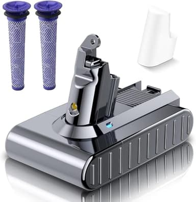 Bonacell 7000mAh Replacement for Dyson V6 Battery 21.6V Compatible with V6 Animal/Absolute/Motorhead/Fluffy SV03 SV04 SV05 SV06 SV07 SV09 DC58 DC59 DC61 DC62 DC72 DC74