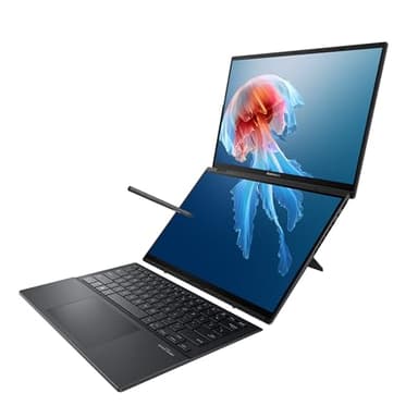 ASUS Zenbook Duo Dual 14" OLED WQXGA+ 120Hz Notebook Intel Core Ultra 9 185H 32GB RAM 1TB SSD Intel Arc Graphics Inkwell Gray