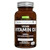 Igennus Natural Vegan Vitamin D3 1000IU, Clean Label, 365 Tablets, 100% Plant-Based Algae Cholecalciferol & Non-GMO, Immune, Bones & Teeth, 1-Year Supply