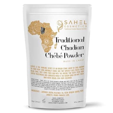 Sahel cosmetics Chebe Powder 150 grams Traditional Chadian Chebe Powder All-Natural Ingredients