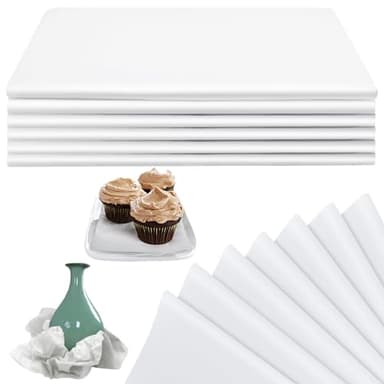 RYKOMO 100 Sheets 15 x 20 Inch Acid Free Tissue Paper for Storage, Unbuffered No Acid Papers White Tissue Paper Large Wrapping Papers Bulk for Preserving Clothing Festival Mother's Day Gift Wrap