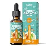 TallTrek Height Growth Supplement Drops for Kids - Teens Bone Growth Height Increase and Maximizer Immune Health Drops with Vitamins D3 K2 Zinc & Calcium - Gluten Free Vegan Pineapple Flavor