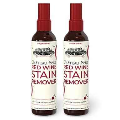 Chateau Spill Wine Stain Remover Spray - Clothes & Laundry Stain Remover - Wine Carpet Cleaner - EPA Safer Choice Certified - 4 Fl Oz (Pack of 2)