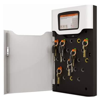 Mul-T-Lock Traka 21 Plug and Play Key Management Solution Standalone Touchscreen with 21 iFobs and Seals Key Cabinet