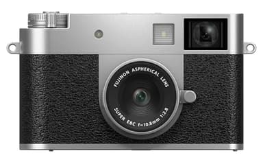 FUJIFILM X Half Premium Compact Camera, Instax Mini - Silver