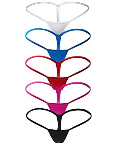 ETAOLINE Women's Low Rise Micro Back G-string Tiny Thong Panty