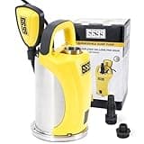 6699 1/2 HP Sump Pump 2500GPH Stainless Steel Pump Submersible Utility Pump with Adjustable Float Switch for Draining Water from Pool Hot Tub Flooded House Rain Barrel Pit Crawl Space