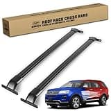 InTimesAuto 260lb Roof Rack Cross Bars for 2016-2019 Ford Explorer, Matte Black Heavy Duty Aluminum Cargo Crossbar.(ONLY FIT Factory Raised Side Rails)