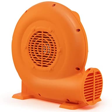 Costzon Air Blower, 380W 0.5HP Bounce House Blower with 25 FT SJTW Wire & Stakes, IPX4 Air Blower for Inflatables, ETL, GFCI Plug, Perfect for Inflatable Bouncer Blower, Jumper, Bouncy Castle Orange