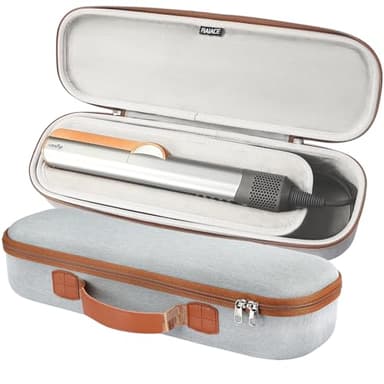 RAIACE Hard Storage Case Compatible with Dyson Airstrait Straightener, Travel Carrying Bag. (case only). - Gray