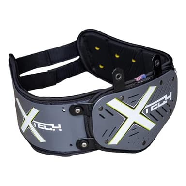 XTECH Universal Super Skill Strap Football Rib Protector Guards - Fits Most Shoulder Pad Brands - Core Protectors for Safety and Performance - Adult Mens & High School - Protection Gear & Accessories