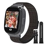 PTHTECHUS 4G Kids Smart Watch with SIM Card, Kids GPS Watch with Video Call Voice Chat WiFi/GPS/Call SOS Chat Bluetooth Camera Music Alarm Clock, Wrist Watch for 5-12 Girls Boys