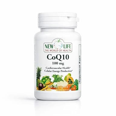 New Life Coenzyme Q10, Cardiovascular Health, 30 Veg Capsules