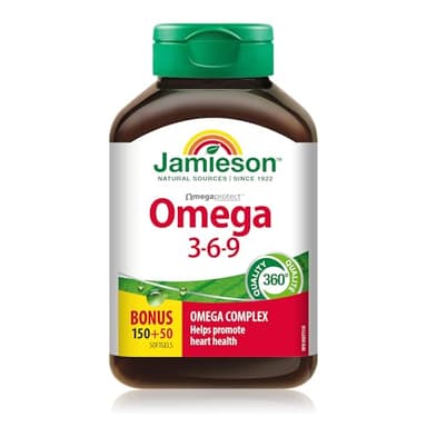 Jamieson Nature's Finest Omega 3-6-9, 200 capsules