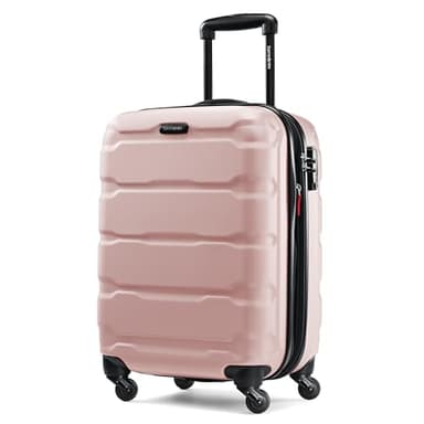 Samsonite Omni PC Hardside Expandable Luggage with Spinner Wheels, Carry-On 20-Inch, Pink