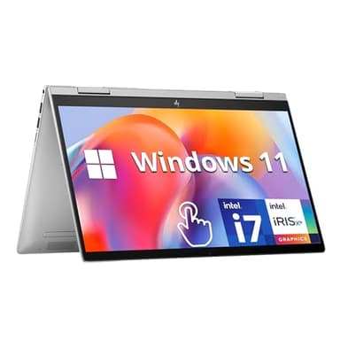 HP Envy x360 2-in-1 14" FHD Touchscreen Laptop, Intel i7-1355U, 16GB RAM, 1TB SSD, Backlit Keyboard, 5MP Camera, Fingerprint Reader, Wi-Fi 6E, Win 11, Silver