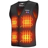 KEMIMOTO Heated Vest for Men, Warming Vest, Heated Hunting Vest, BATTERY NOT INCLUDED, Electric Heated Vest