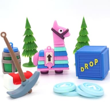 BiBo Game Cake Topper, Happy Birthday Cupcake Toppers Decorations Supplies Set for Game Theme Party Handmade Cake Decor DIY.