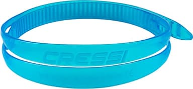 Cressi Swim Goggles Silicone Strap, Blue