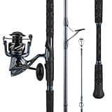 KastKing Rekon Spinning Fishing Reel Combo 7'0" H 5000 Reel, Dark Grey