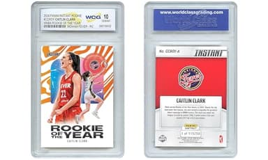 2024 Panini Officially Licensed Caitlin Clark Rookie of the Year Rookie Card RC #CCROY - Certified GEM Mint 10