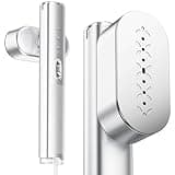 Travel Steamer for Clothes,100-240V Portable Garment Steamer, Steamer＆Iron 2 In 1,30s Fast Heat-up,120ml Water Tank,Large Ceramic Heat Panel,Handheld Steamer for Global ＆ Europe Traveling,Silver