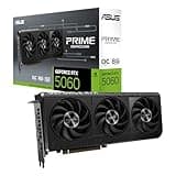 ASUS The SFF-Ready Prime GeForce RTX™ 5060 8GB GDDR7 OC Edition Graphics Card (PCIe® 5.0, 8GB GDDR7, HDMI®/DP 2.1, 2.5-Slot, Axial-tech Fans, Dual BIOS)