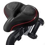 Oversized Bike Seat for Peloton Bike & Bike Plus, Comfort Exercise or Road and Electric Bike Seat Cushion Extra Wide, Bike Saddle Replacement for Women & Men
