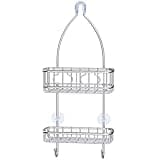 Simple Houseware Stainless Steel Bathroom Hanging Shower Head Caddy Organizer (22 x 10.2 x 4.2 inches)
