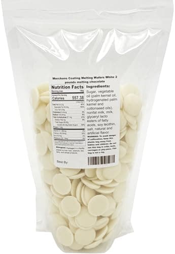 Merckens Coating Melting Wafers White melting chocolate, 2 pounds