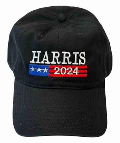 Harris 2024 Hat 2421 - Embroidered Adjustable Cap, Black