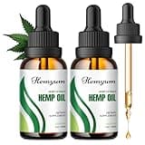 (2-Pack) Hemp Oil Drops High Potency - for Sleep,Relax Maximum Strength Natural Hemp Oil - Organic Hemp Oils Extract Relieve Good Mood
