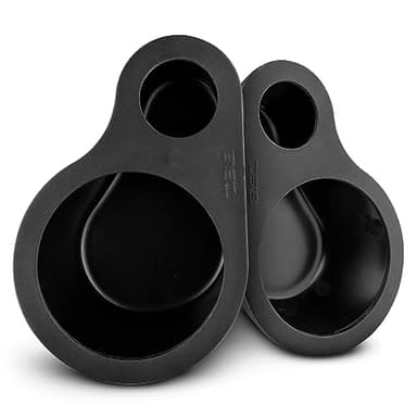 DS18 EN8P High Density Abs 2-Way Universal Pod Fits 1 x 8 Loudspeaker and 1 x 2.95” Tweeter - for All Elements Cars, Trucks, ATVs, UVTs (1 Set Left & Right - NO Speakers)