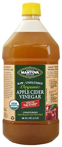 Organic Apple Cider Vinegar With The Mother 68 oz -100% USDA Certified Organic - Raw, Unfiltered