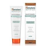 Himalaya Botanique Whitening + Hydroxyapatite Toothpaste, Mint Flavor - Nano Hydroxyapatite to Support Remineralization and Restore Enamel, Appropriate for Sensitive Teeth - Vegan, Gluten Free, 4 oz