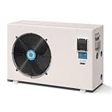 POOLCOMFT Max 90,000 BTU Electric Pool Heater for Above and In Ground Pools, 26KW Swimming Pool Heat Pump PLC200, Inverter Heating System, High Efficiency, fits 15/20/24ft Pools, 208~230V/60Hz