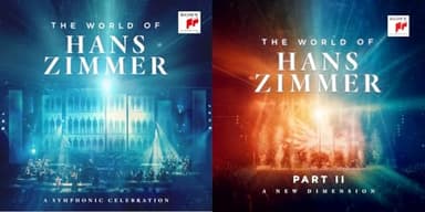 The World Of Hanns Zimmer Part I and II - A Symphonic Celebration and A New Dimension -Hans Zimmer Greatest Hits - LP Vinyl Album Bundling