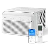 Midea 12,000 BTU Smart Inverter Air Conditioner Window Unit with Heat and Dehumidifier – Cools up to 550 Sq. Ft., Energy Star Rated, Quiet Operation, Electronic Controls, Remote Control, White