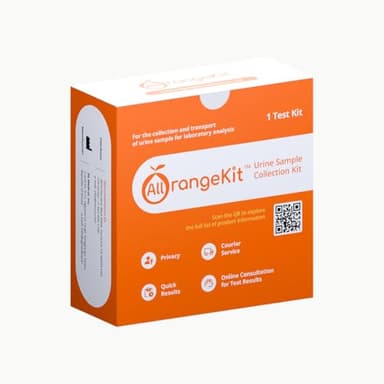 AllrangeKit 13-in-1 STI (STD) Test with At-Home Urine Sample Collection Kit — Secure Mail-in Sample for CLIA Lab Testing, Discreet, Easy to Collect, Fast Results in 1-2 Days