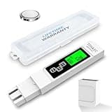 Most Accurate So Far 4-in-1 Instant Read TDS Meter - Measures TDS, EC, & Temperature (°C/°F) - Digital Water Testing Kit for Tap, Well, Pool, Hydroponics, Aquarium, RO/DI System White