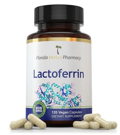 Florida Herbal Pharmacy, LACTOFERRIN Supplement Capsules (120 Capsules), 2 Months Supply