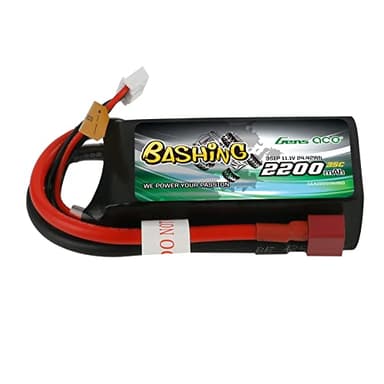 Gens ace 3S LiPo Battery 11.1V 2200mAh 35C Soft Case Pack with Deans Plug for 70MM EDF Rc Plane 450 Helicopter Rc Boat